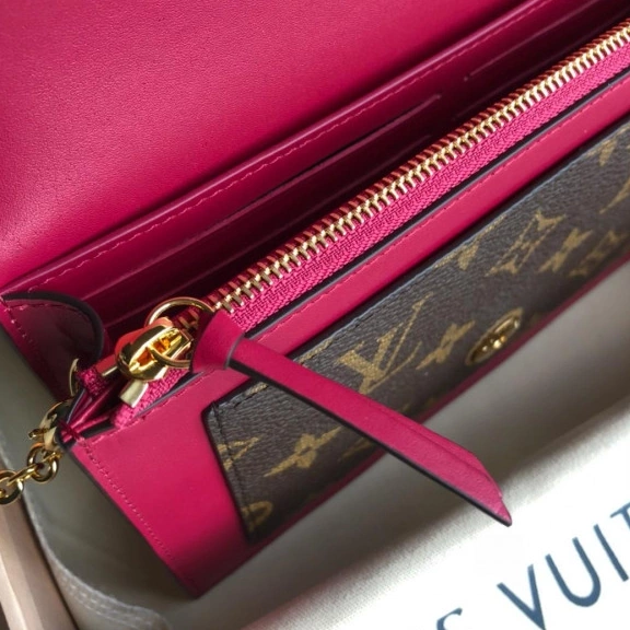 WALLET VUITTON FLORE LOUIS CHAIN 0813